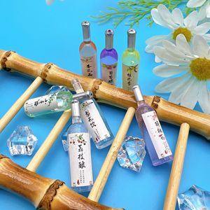 Small Bottle DIY Resin Key Chain Necklace Resin Pendant Miniature Bottle Resin Crafts for Decoration
