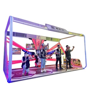 Offre spéciale de <span class=keywords><strong>4</strong></span> joueurs vr station multijoueur vr simulateur avec plus de 30 pièces jeu riche pour vr parc, centre commercial - Product Image 1