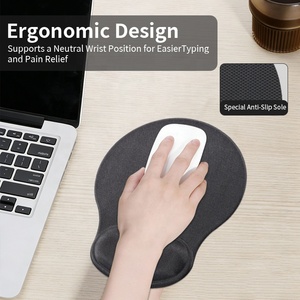 Wrist Rest Play Mat Small Promotion Memory Foam <strong>Mouse</strong> <strong>Pad</strong> Ergonomic Gaming <strong>Mouse</strong> <strong>Pad</strong> Rubber Non-Slip Base For Office Home - Product Image 3