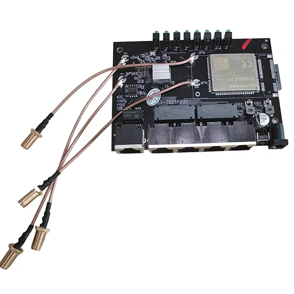 Wi-Fi Router Zigbee Protocol MT7628N Chipset 4 External Antennas DC 12V Powered Made China for Communication Networking