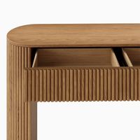 Console en bois de 47 po pour entrée au design minimaliste