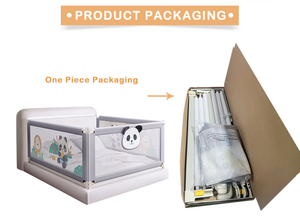Barandilla de Cama para Bebé Personalizable y Fácil de Instalar, Protector de Seguridad Ajustable Anticaídas, Directo de Fábrica OEM - Product Image 4