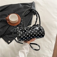 0.8MM nouveau Design miroir à pois imprimé Faux cuir synthétique tissu pour sac couverture de livre arcs bricolage artisanat