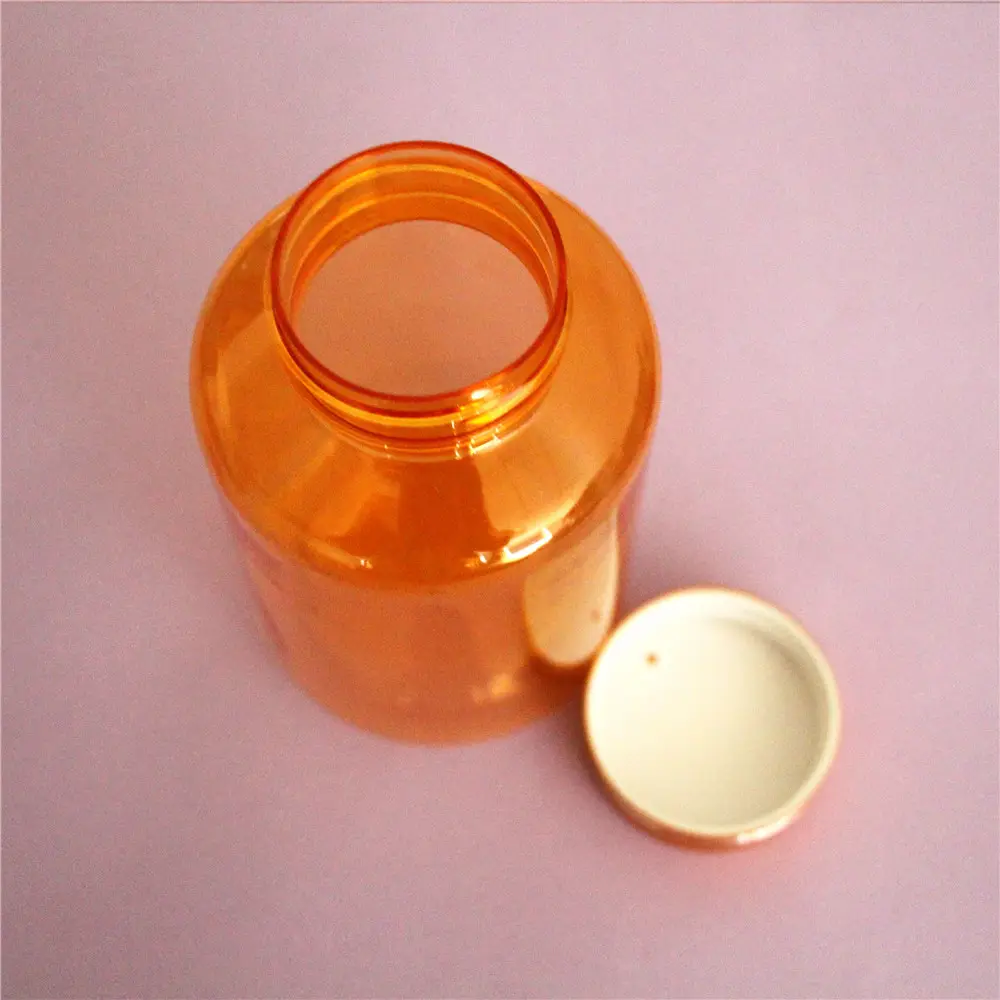 Contenedor de cápsula de mascota personalizado, suplemento vacío transparente de 150Ml, cápsula de vitamina, pastilla de plástico para embalaje