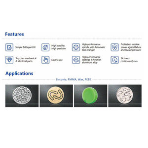 Fraiseuse dentaire pour matériaux de traitement dentaire 5 axes - Product Image 3