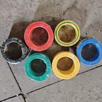Fil de cuivre souple BVR ignifuge, câblage électrique industriel et domestique, fils et câbles PVC, câble plat 20AWG/22AWG