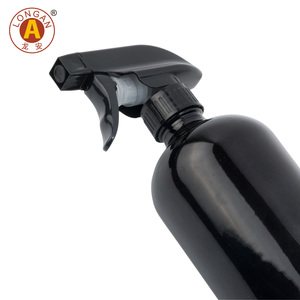 Fabrika yapımı 250ml cam Metal kavanoz Amber plastik püskürtücülü şişe losyon pompası 28/415 sıvı sabun için doğrudan tedarik çin - Product Image 3