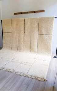 พรมเบอเบอร์สีทึบงานทำมือสำหรับบ้านห้องนอนห้องโถงผ้าขนแกะสไตล์โมร็อกโกปรับแต่งได้ล่าสุด - Product Image 3