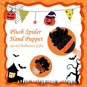 Kích Thích Màu Đen Lông Mắt Đỏ Tám Chân Đáng Sợ Spider Đồ Chơi Halloween Điều Trị Quà Tặng Ngôi Nhà Ma Ám Trang Trí Sang Trọng Spider Tay Con Rối - Product Image 6