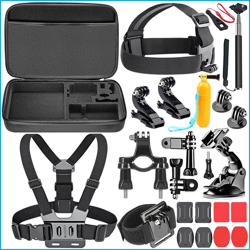 Universal Action Camera Accessories kit 25-in-1 set For Gopro7/6/5/4 Xiaomi Yi 4k Action Cam Camera