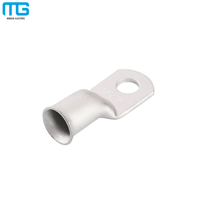 Cosses de câble tubulaires en cuivre pour batterie, à sertir, 1/0 4/0 AWG