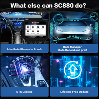 CGsulit-herramienta de diagnóstico para vehículos y camiones SC880, escáner automotriz Obd Obd2, sistema completo, máquina de programación ECU para todos los coches