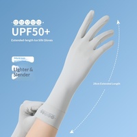 Gants de protection solaire printemps-été, séchage rapide, imperméables, respirants, fins, antidérapants, à doigts complets, compatibles écran tactile, fermeture auto-agrippante