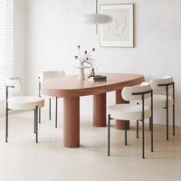 Chaises de salle à manger modernes et simples en fer noir et tissu, prix de gros, luxe