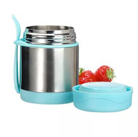 Grossiste Contenant thermique alimentaire 300 ml Anti-fuite en acier inoxydable Bébé Enfants Thermos alimentaire avec cuillère