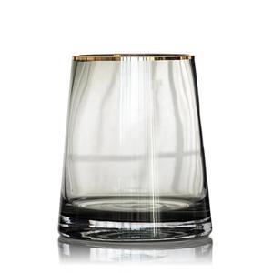 कस्टम लक्जरी टी-आकार सोना पेंट ग्लास वेस आधुनिक नवर्डिक शैली घर सजावटी हाथ पार्टी शादी के क्रिसमस के लिए 30 सेमी. - Product Image 2