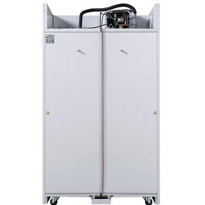 Hôtel <span class=keywords><strong>deux</strong></span> portes en verre bouteille bière refroidisseur commercial affichage boissons froides réfrigérateur vertical pour café - Product Image 5