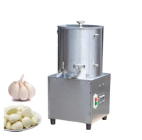 Nouvelle Machine Électrique Compacte en Acier Inoxydable pour Éplucher l'Ail et Préparer les Légumes Secs, Idéale pour la Maison et les Restaurants
