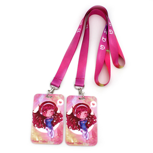 Promotional <strong>Cute</strong> Cartoon Anime Design Sublimation Personalized Mobilephone <strong>Lanyard</strong> Multi Sizes Id Card Holder <strong>Lanyards</strong> - Product Image 5