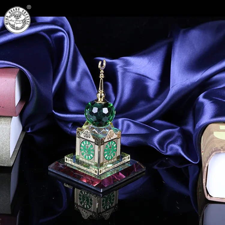 MH-LP0226 זכוכית מכה מגדל שעון קריסטל מסגד