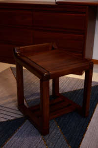 Table de toilette de luxe avec miroir LED et tiroirs, chaise, commode, armoire à maquillage, commodes, chambre - Product Image 3