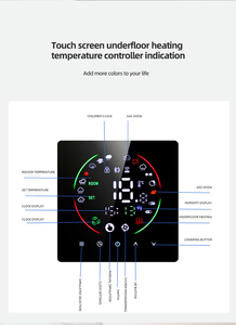 Tuya Wifi nhiệt cho tự động hóa nhà cảm ứng Bảng điều chỉnh điện/nước hệ thống sưởi ấm độ ẩm cảm biến dưới sàn sưởi ấm - Product Image 5