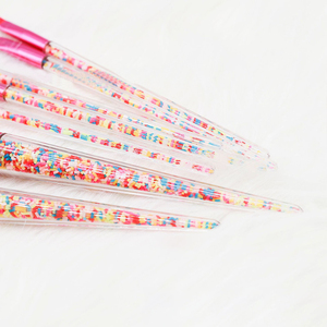 2019 <span class=keywords><strong>Amazon</strong></span> Vente Chaude De Haute Qualité Saupoudrer Coloré 7pcs <span class=keywords><strong>Fard</strong></span> <span class=keywords><strong>À</strong></span> Paupières Make up Brush Set Logo - Product Image 2
