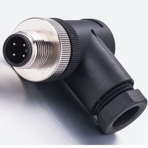 Connecteur circulaire étanche M12 12V 10A 5/8 broches PG7 en cuivre, mâle/femelle, avec indice de protection IP67, boîtier ABS, connexion de câble automobile - Product Image 2