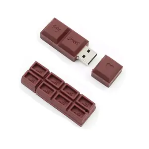 Wholesale Gift Sweet Chocolate usb flash drive pen drive 8gb Plastic U Disk