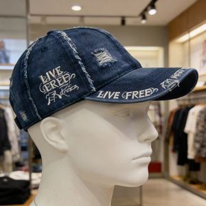 Gorra de Béisbol de Mezclilla Lavada Estilo Vintage – Algodón Transpirable, Cierre Ajustable, Perfecta para Golf, Senderismo y Uso Diario - Product Image 5