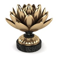 Poyresin Blad Lotus Decoratie