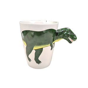 Caneca de cerâmica 3d de dinossauro, xícaras de café com forma de animal para bebida com alça - Product Image 2