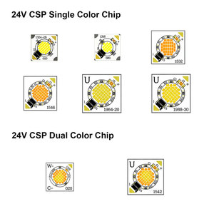 Chip LED COB LEDEAST Serie 1324 CSP de 7W 9W RA90 Blanco Cálido 2700K para Luces de Riel - Product Image 4
