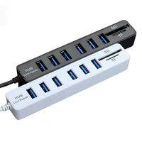Adaptateur de bureau pour ordinateur portable, hub usb 4 en 1, HUB USB 2.0 externe, chargeur de répartiteur USB à 4 ports pour ordinateur portable