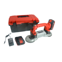 Outil de nivellement automatique de sol 20V sans fil à batterie lithium, 2 ventouses, grande puissance, machine à carreler manuelle, vibrateur de carreaux