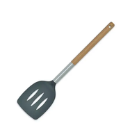 Ustensiles de cuisine en nylon avec manche en bois, accessoires de cuisine antiadhésifs, spatule, louche, spatule à retourner résistantes à la chaleur
