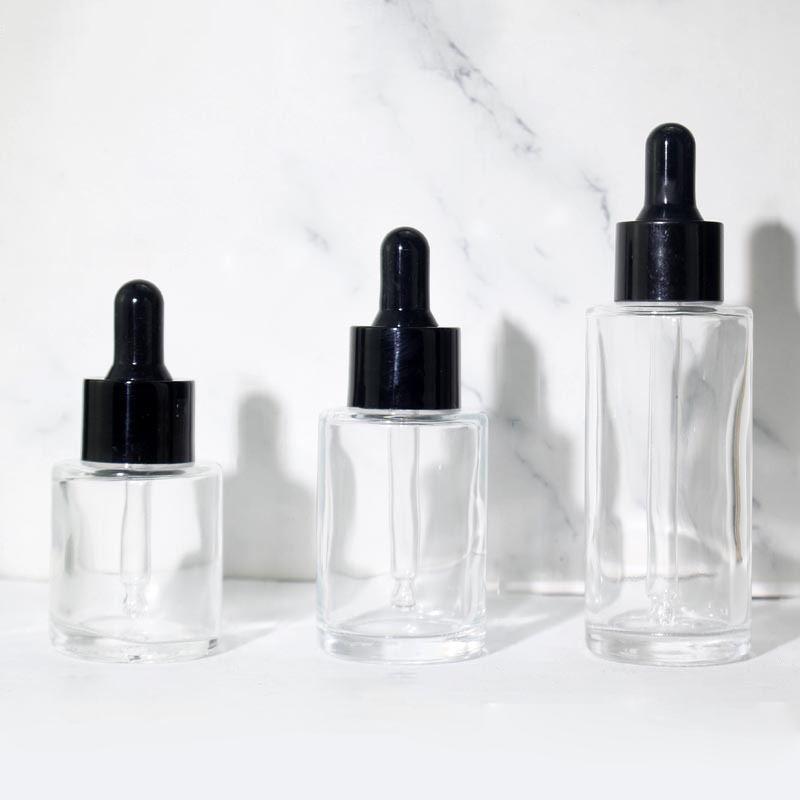 ขวดใสมีสีดำ