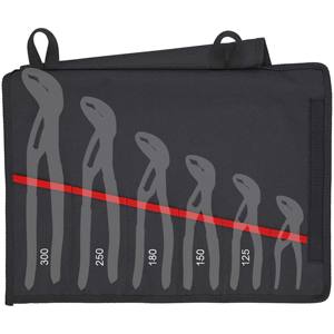 KNIPEX 00 19 55 S5 LE Roll-up tool <b>bag</b> for <b>Cobra</b> pliers without tools 6 compartments 440 mm - Product Image 2