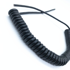 Câble électrique spiralé multiconducteur isolé en PU à 2, <span class=keywords><strong>3</strong></span>, 4, 5, <span class=keywords><strong>6</strong></span> ou 7 conducteurs - Product Image 2