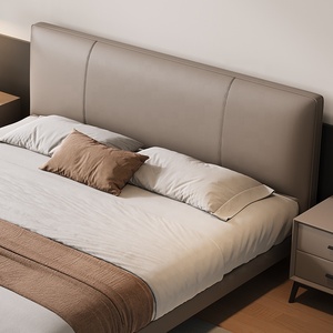Mới Nhất Thiết Kế Hiện Đại Đơn Giản Giường Phòng Ngủ Đồ Nội Thất Thiết Lập Mềm Nền Tảng Giường Vua Nữ Hoàng Kích Thước Với Đầu Giường - Product Image 3