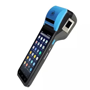 NB55 5.5 inç mobil hepsi bir 4G 3GB 16GB Android 12 dokunmatik ekran fiyat denetleyicisi akıllı pos el pos terminali yazıcı ile