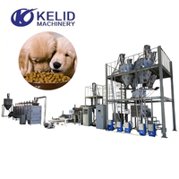Machine de traitement d'aliments pour chiens Extrudeuse à double vis en acier inoxydable contrôlée par PLC pour ligne de production d'aliments secs pour animaux de compagnie