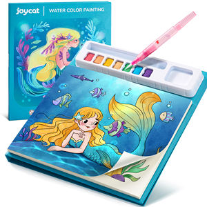 كتب جويكات للرسم بالماء للأطفال، مجموعة رسم سحرية بالألوان المائية مع فرش، كتاب رسم للأطفال الصغار - Product Image 6