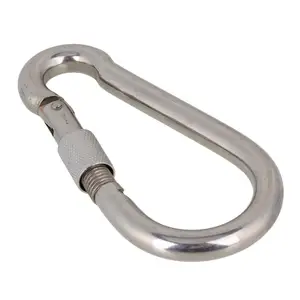 China Wholesales climbing stainless steel snap hook Stainless Steel Spring Snap Hook Carabine Clips Heavy Duty