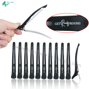 6 pièces/ensemble maison tenant <span class=keywords><strong>pince</strong></span> à <span class=keywords><strong>cheveux</strong></span> pinces à <span class=keywords><strong>cheveux</strong></span> plates Pro Salon coiffure coupe épingle à <span class=keywords><strong>cheveux</strong></span> accessoires de coiffure avec Logo - Product Image 6