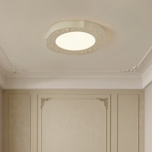 Plafonnier LED de style Wabi-Sabi français, européen et japonais, luminaire moderne et minimaliste pour la maison, protection des yeux pour la chambre principale - Product Image 4