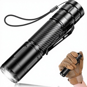 Lampe torche LED rechargeable en aluminium 2000LM super lumineuse 3 modes portable petite étanche zoomable avec coupure de courant - Product Image 5
