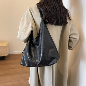 Sac à main écologique pour femmes en petites tailles, sac fourre-tout populaire rouge-brun, sac à bandoulière haut de gamme pour femmes - Product Image 3