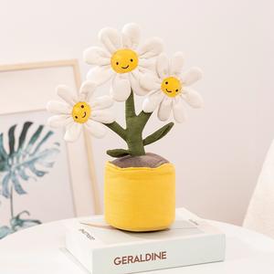 Gelée Tulipes Jonquilles Plantes En Pot En Peluche Jouet Daisy <span class=keywords><strong>Monstera</strong></span> Deliciosa Orchidée Bouquets Poupées En Peluche Fleur Article Décoratif - Product Image 6