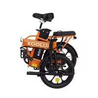 Vélo électrique KOOLUX BK5S à cadre bas, 3 vitesses, pneus larges, en stock UE - Vente Flash